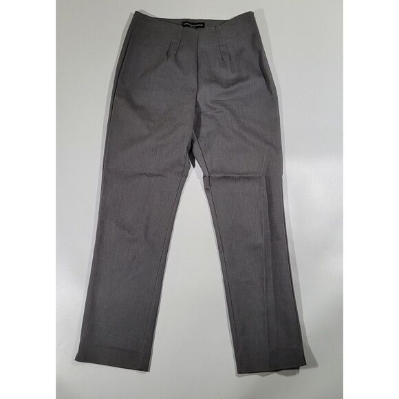 Luxe By Eric Signature Ankle Dress Pants Gray Size 6P Workware. - Picture 1 of 10